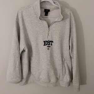 H&M EST quarter zip